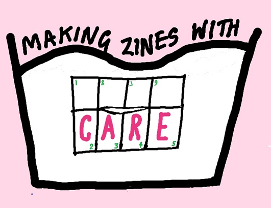 Making Zines With Care - From the Series: My 60th Year - Jolie Goodman, London Artist - Digital Art - Daily Draw